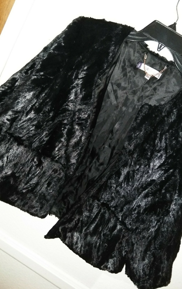 Jlo faux fur "mini" coat